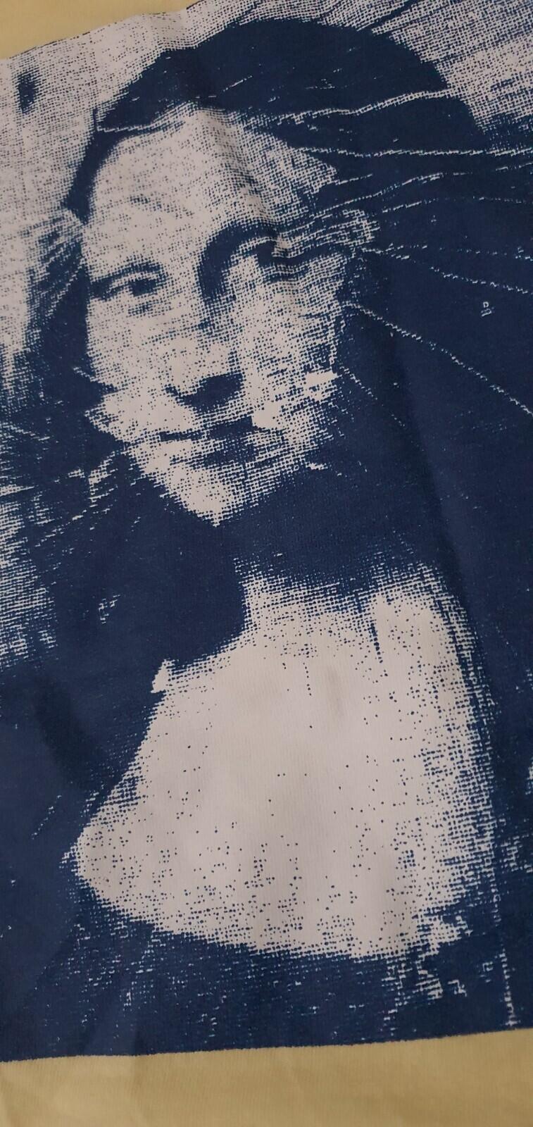 SS18 Supreme Mona Lisa tee M medium palm yellow T-shirt