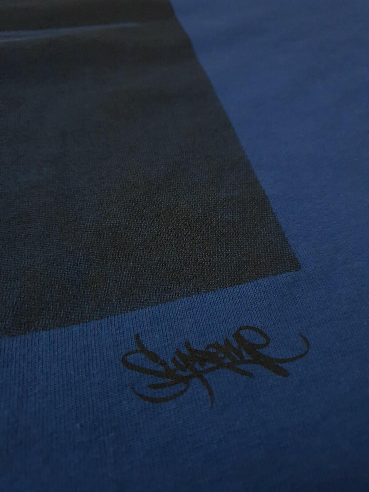 FW09 Supreme x Ari Marcopoulos Lafayette Tee Blue Size L