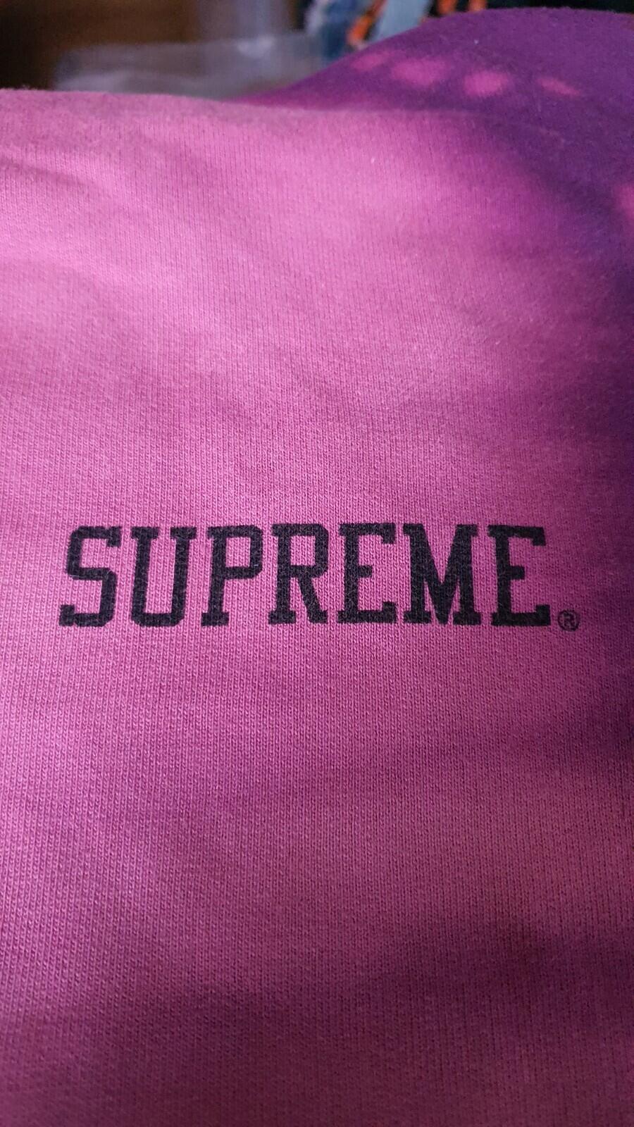 SS14 Supreme Siouxsie Sioux Tie Dye Hooded Sweatshirt Size M