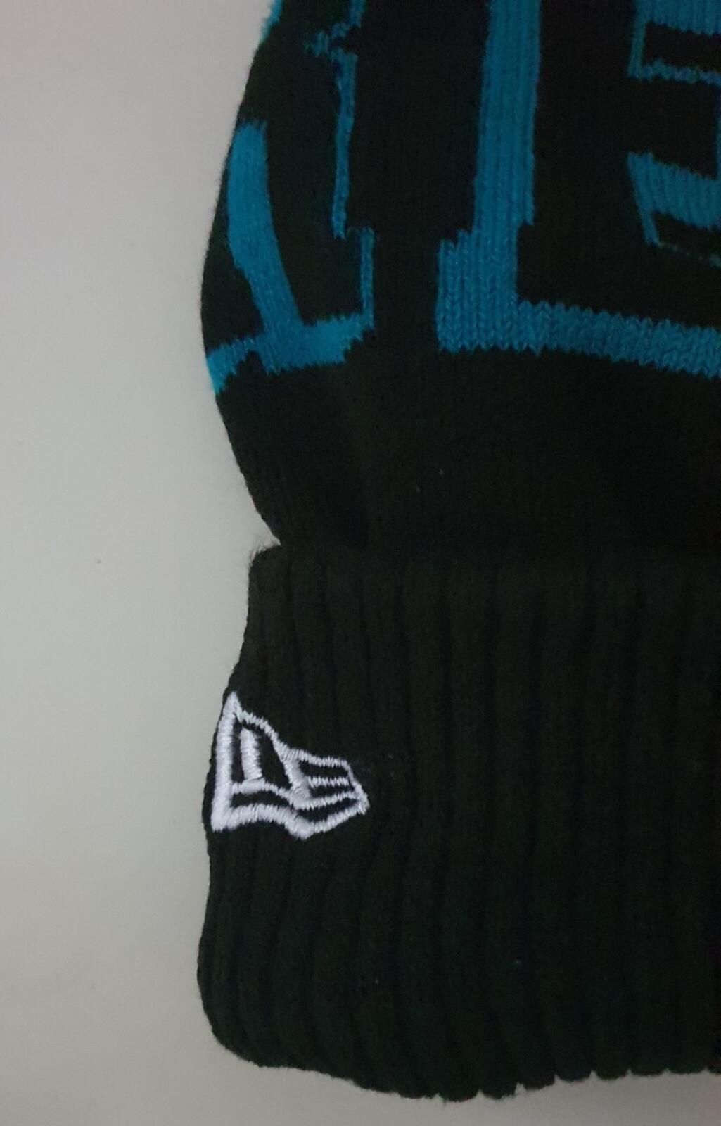 FW15 Supreme Banner New Era black / blue beanie small box logo Rare