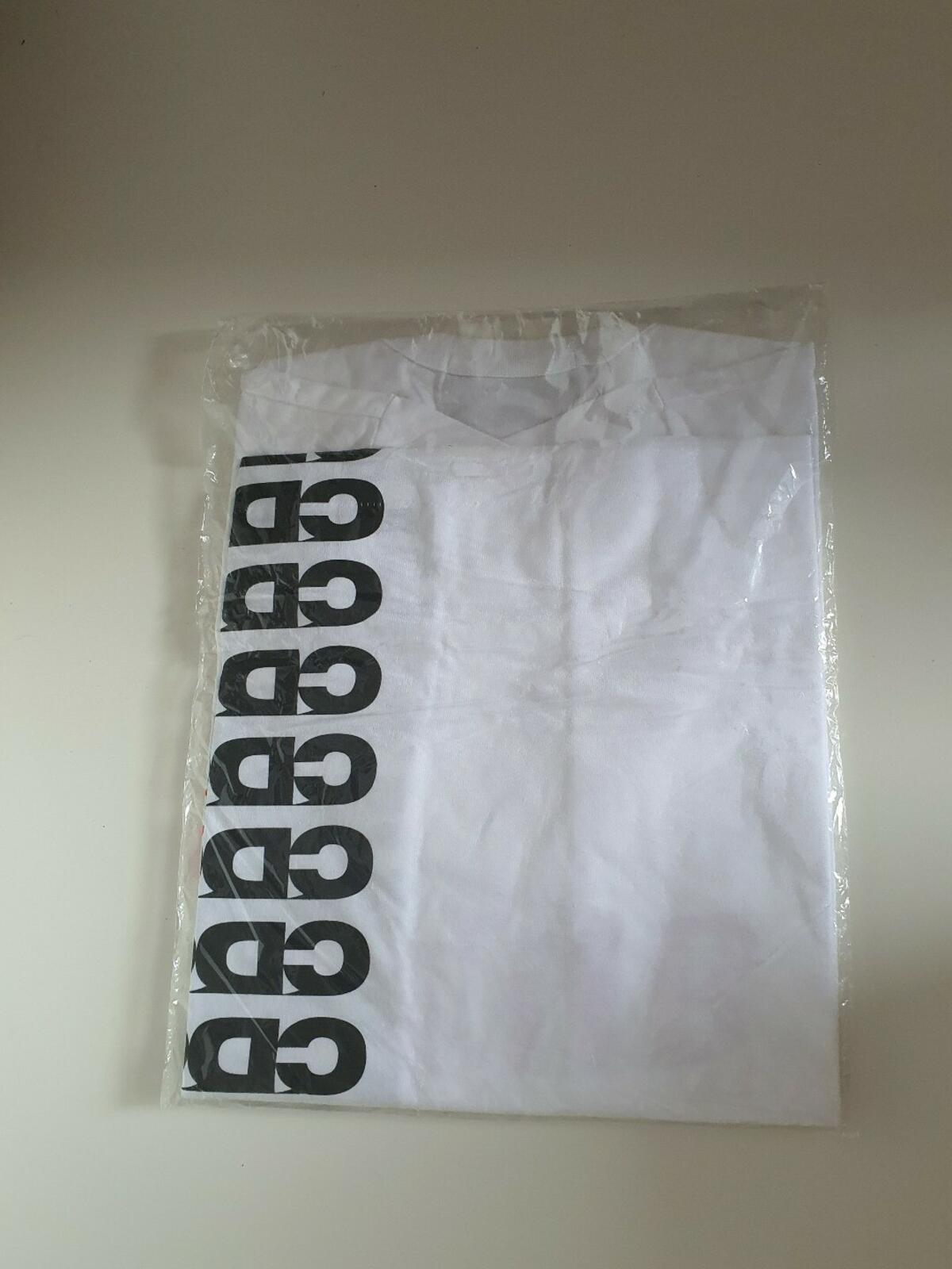 Comme Des Garcons x ASSC Breaking News T-Shirt Antisocial Behaviour Weiß Größe M