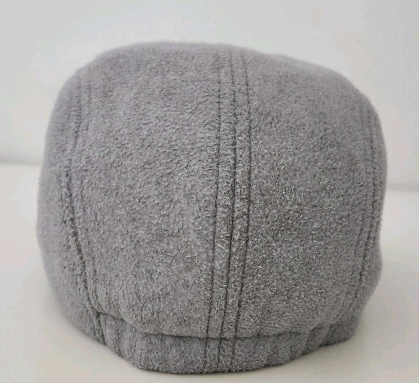 FW15 Supreme Polartec Fleece Fitted Camp Cap Grey Black Hat Size S/M Vintage