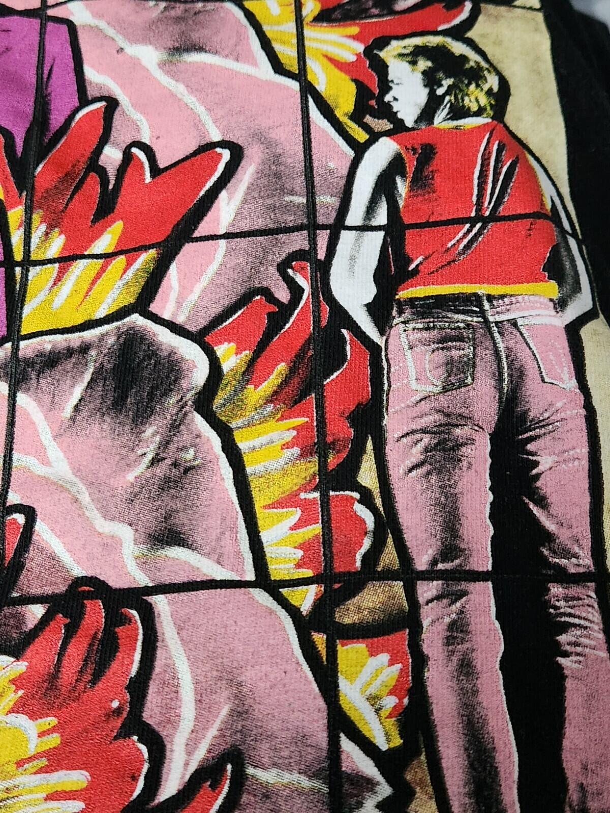 SS19 Supreme Gilbert & George Life camiseta talla L grande negra playera Nueva