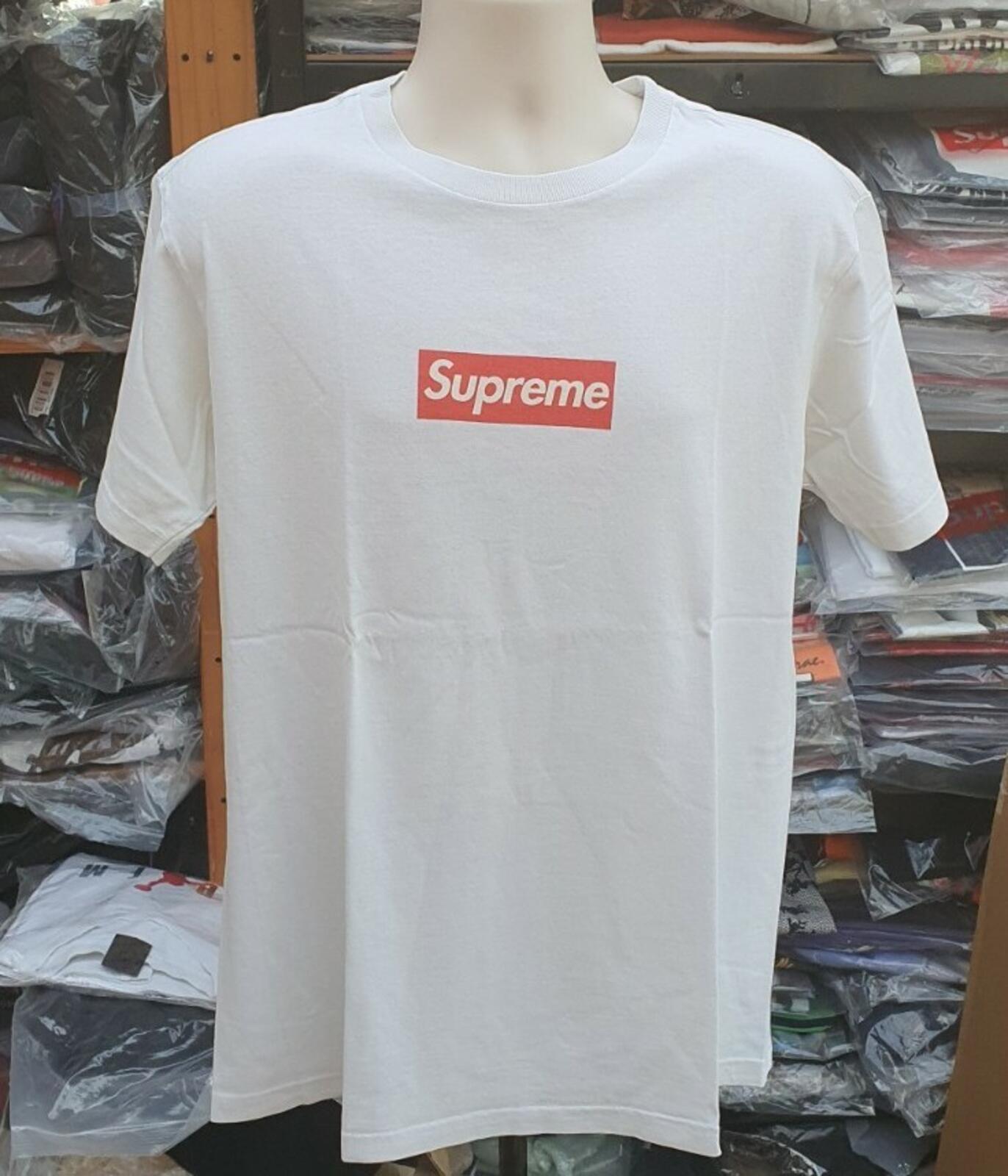 F&F Supreme Box logo Tee White Size L Friends & Family