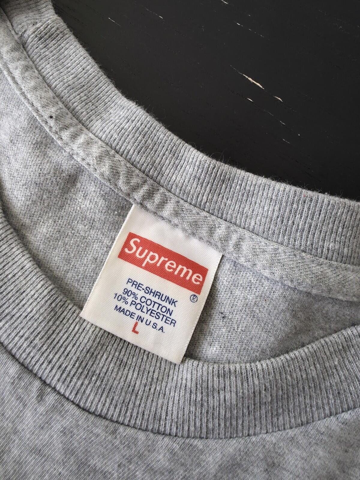 SS14 Supreme Siouxsie Tee Heather Grey Size L