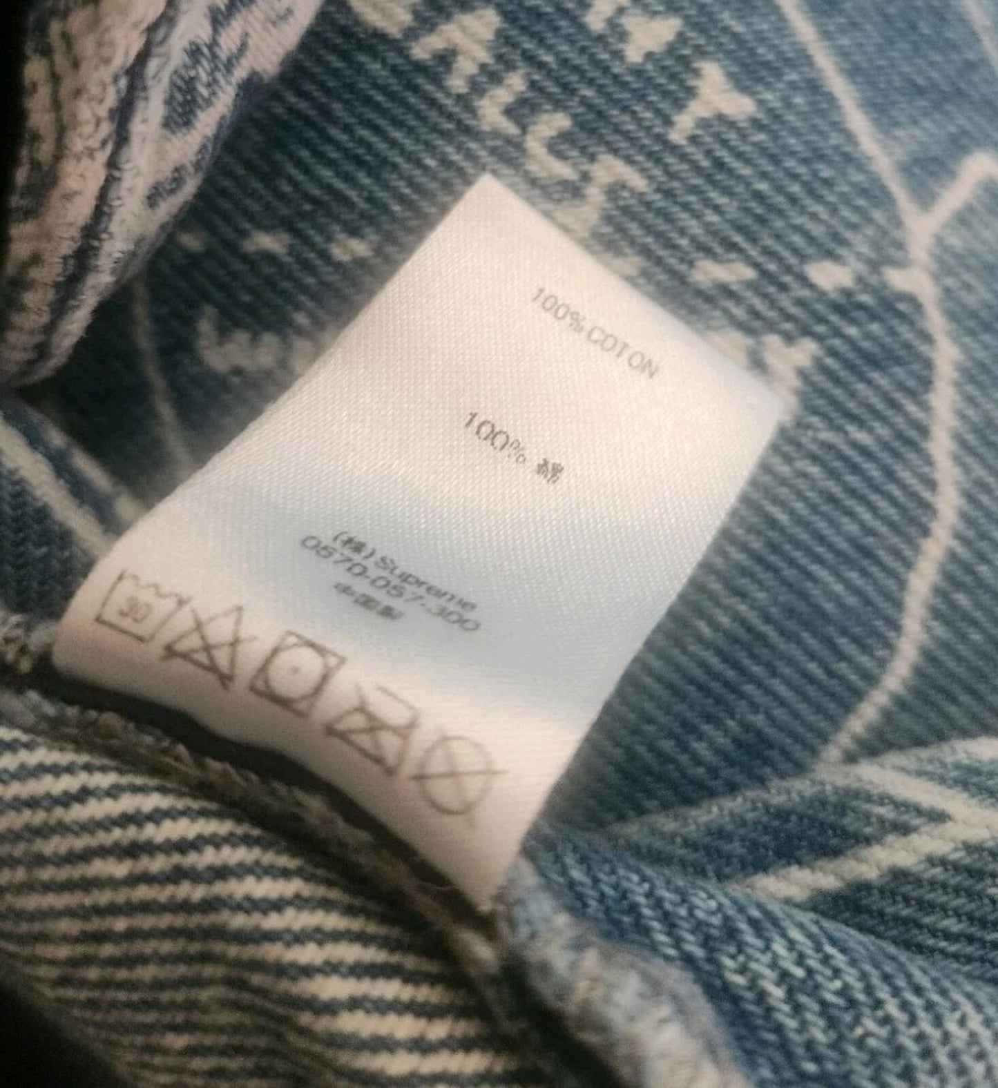 SS19 Supreme Gonz Map Denim Painter Hose Größe 30 W30 L30 Mark Gonzalez Jeans