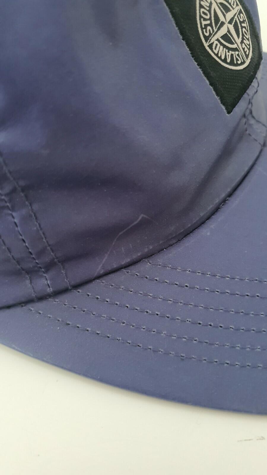 SS16 Supreme x Stone Island heat reactive 6-panel cap Purple hat Made in U.S.A