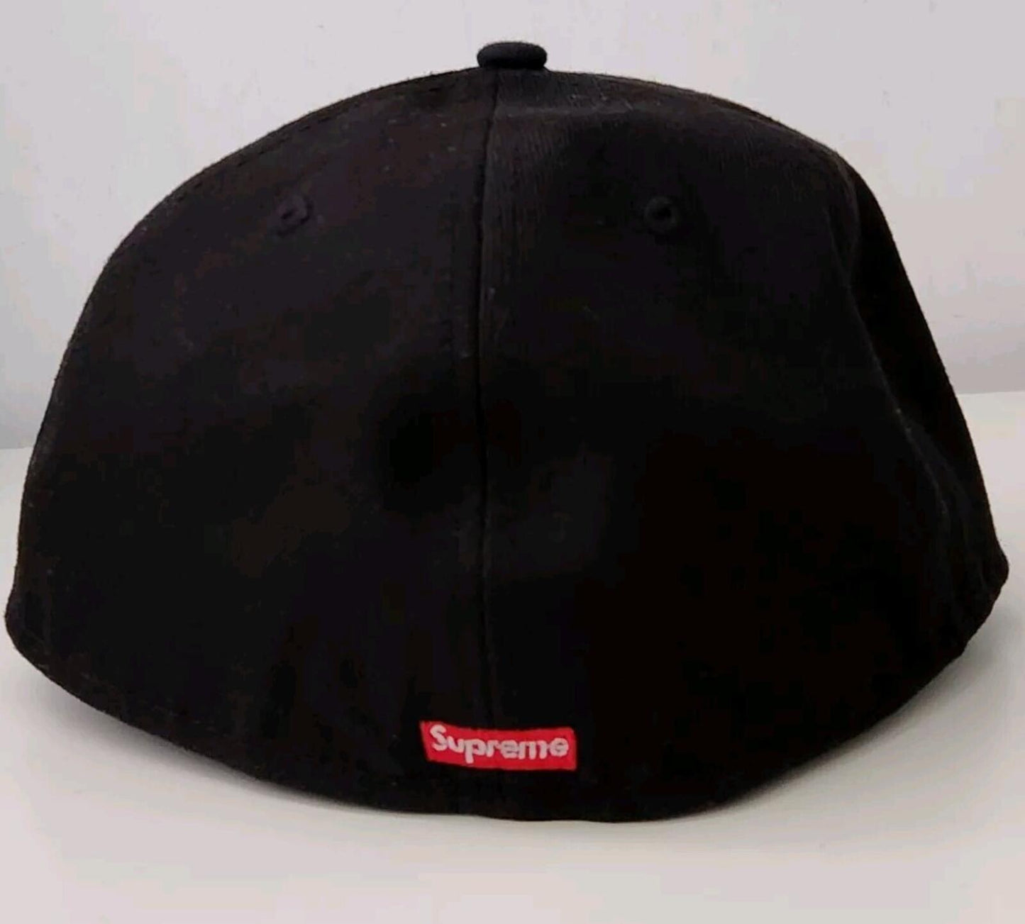 SS23 Supreme Script New Era Black Size 7 5/8