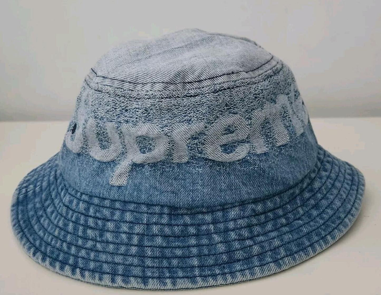 SS22 Supreme Fade Jacquard Denim Crusher Blue Size M / L