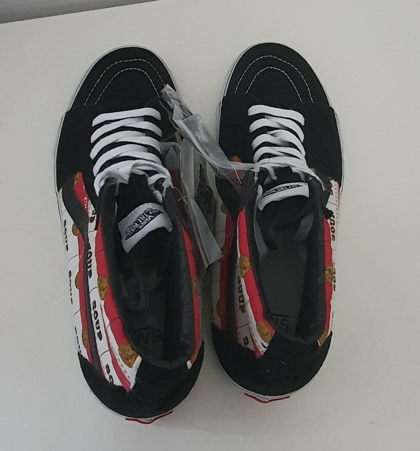SAMPLE SS12 Supreme x Vans Campbell's Soup Sk8-Hi UK 11 US 12 EUR 46 Andy Warhol