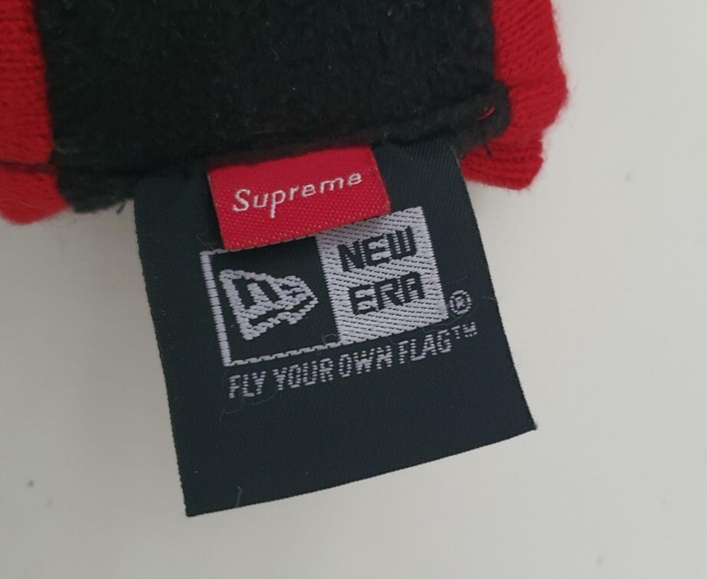 FW15 Supreme New Era Classic Logo Headband red Rare Accessory