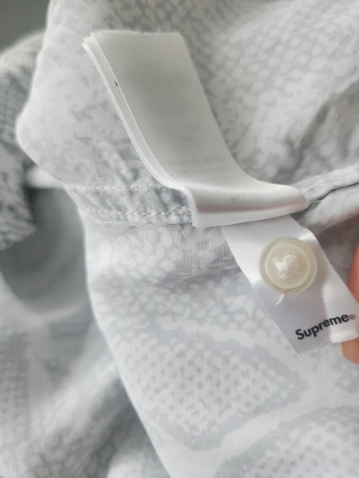 SS24 Supreme Snake S/S shirt S small white button up