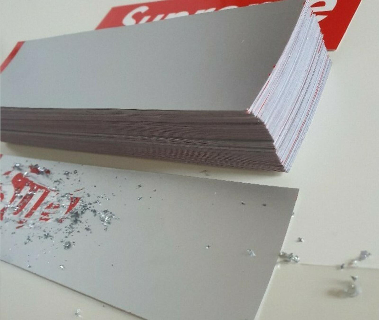 100 FW19 Supreme scratch-off box logo stickers (1x brick) 100% authentic