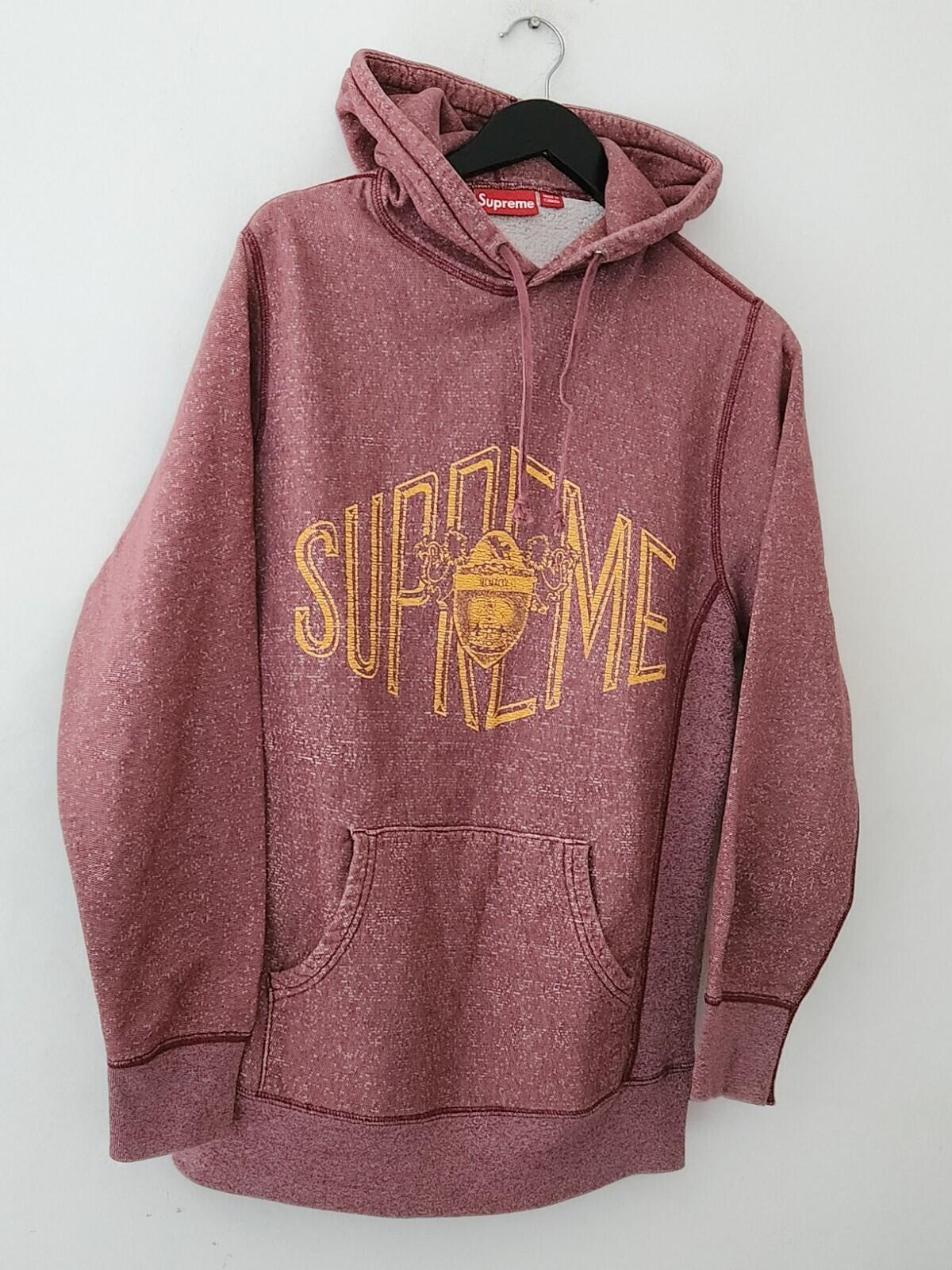 FW11 Supreme Imperial Pullover medium hoodie Burgundy Hooded Sweatshirt Hoodie