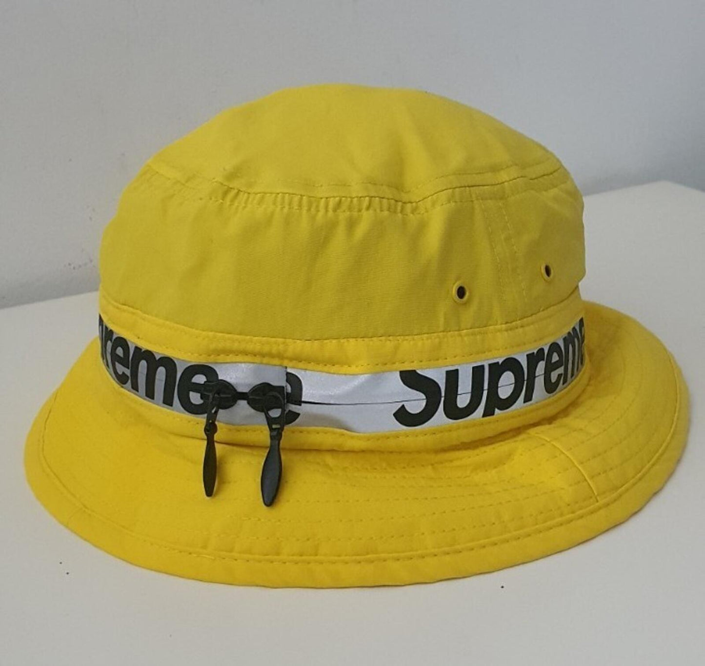 SS21 Supreme Reflective Zip Crusher Yellow Size S/M