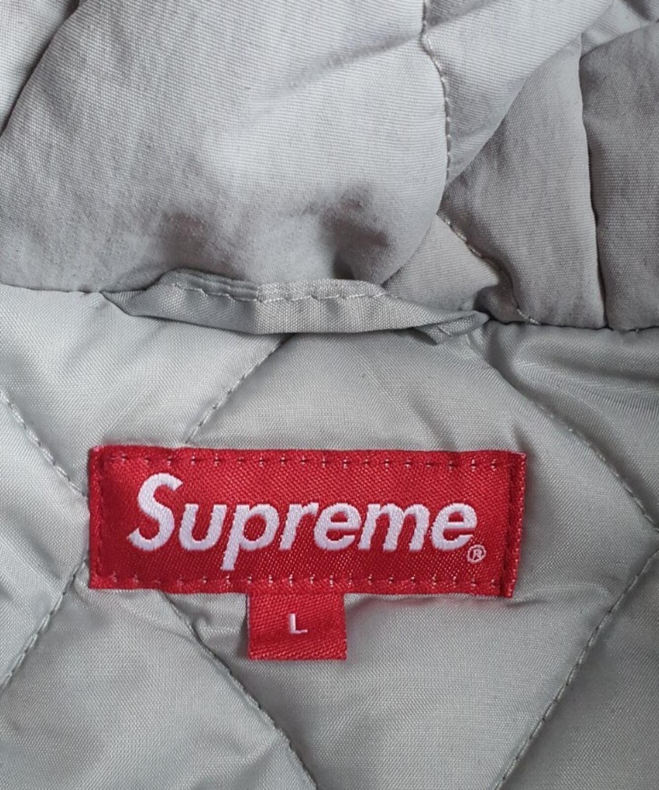SS18 Supreme Sleeve Script Sideline jacket size L Large water resistant black