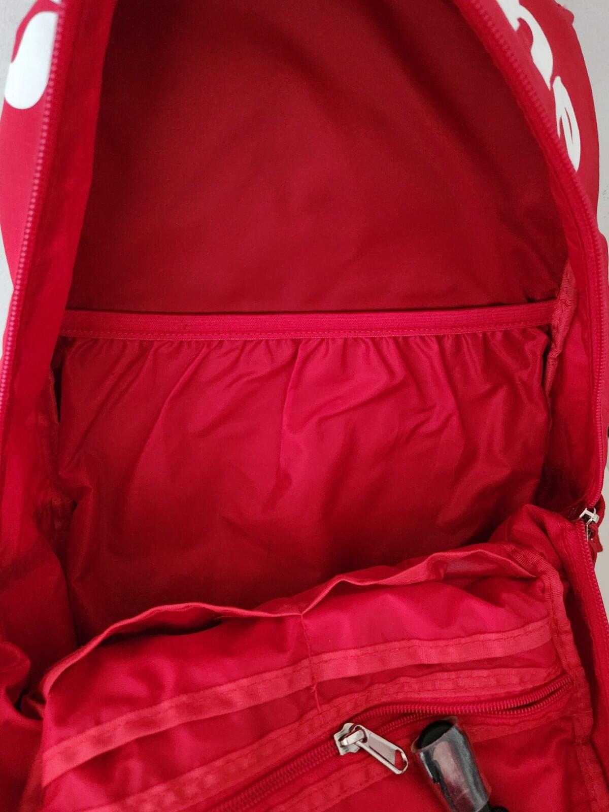 SS16 Supreme red backpack box logo Bag Rare Cordura Fabric
