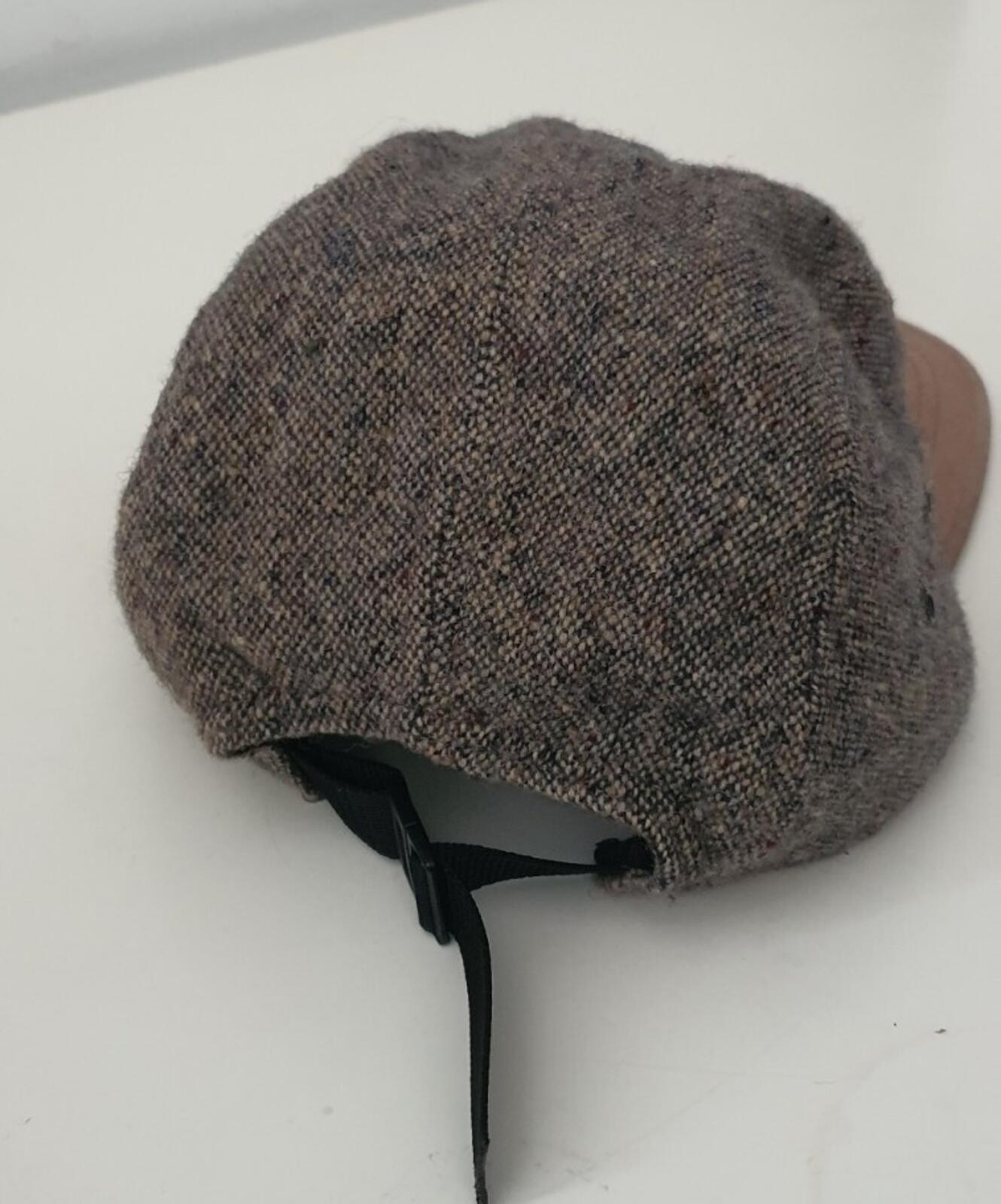 FW11 Supreme Donegal Wool Suede Visor Camp Cap grey Hat vintage 2011 Very Rare