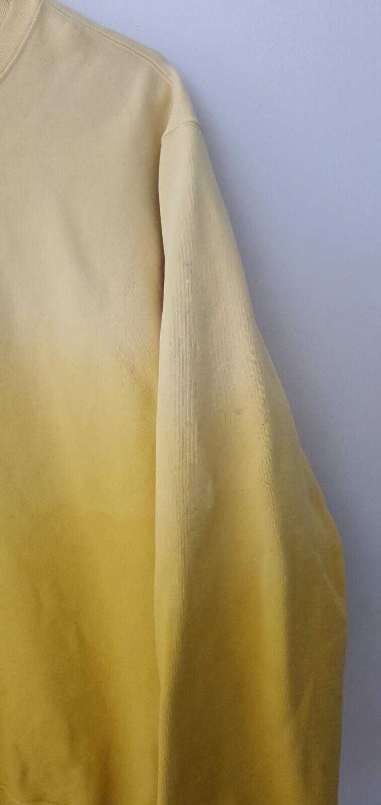 SS19 Supreme Dipped crewneck size M medium yellow sweatshirt New York