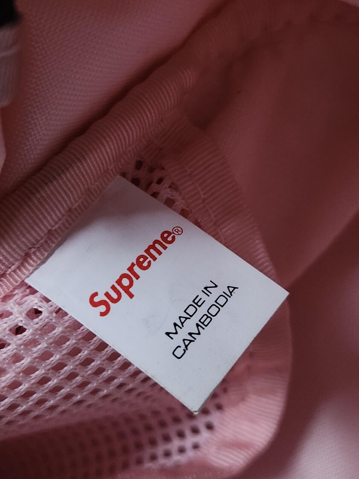 SS22 Supreme Side Bag Shoulder Pink Cordura Water resistant