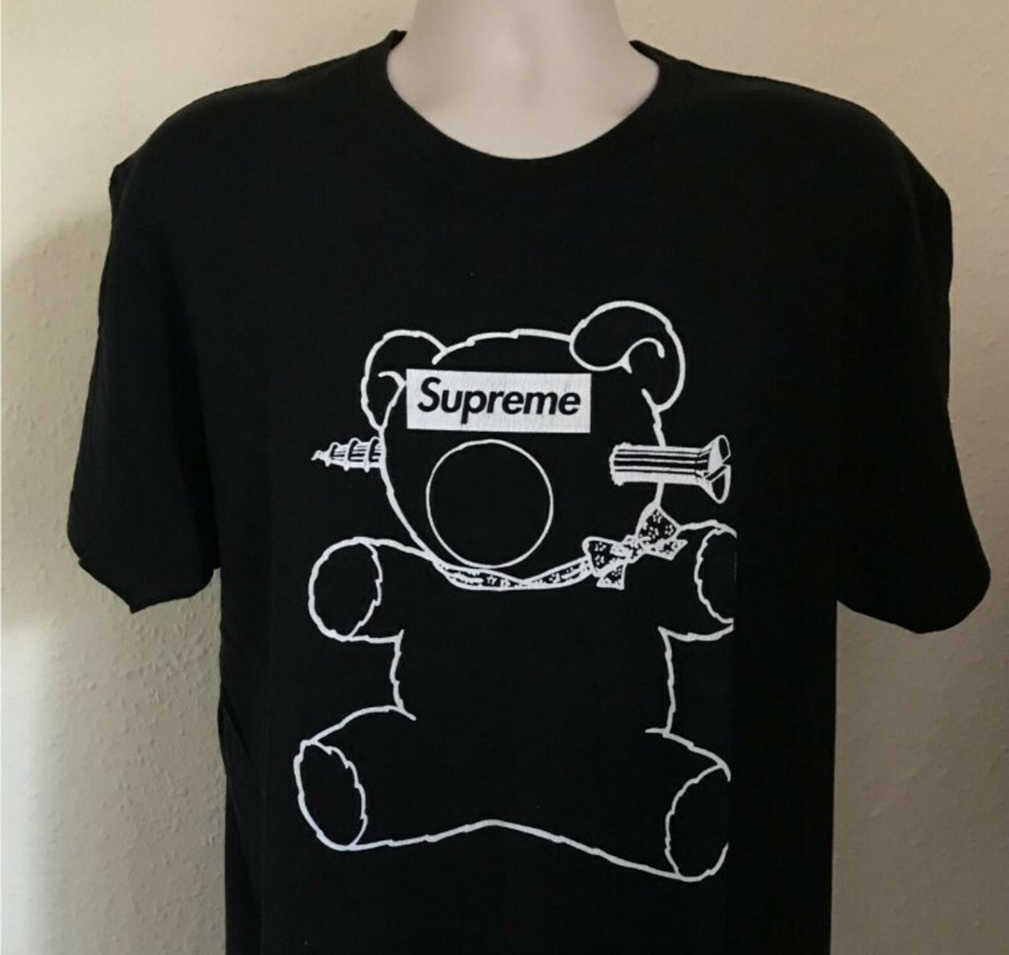 SS15 Supreme x Undercover Teddy Bear Tee Black Size XL
