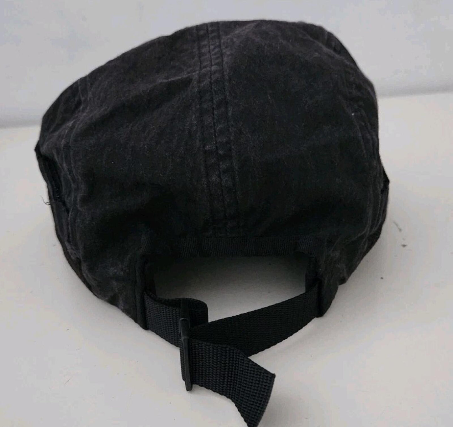 FW24 Supreme Mesh Pocket Camp Cap black nylon hat
