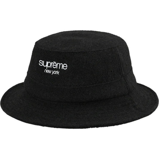 FW21 Supreme Harris Tweed Classic Wool Crusher Hat Black Size S / M
