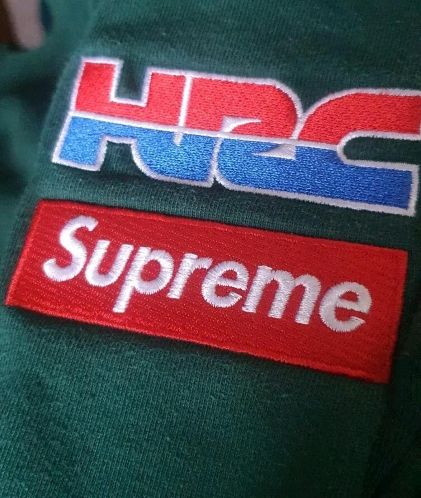 FW19 Supreme x Fox Racing Sweatshirt Dark Green crewneck M medium HRC Jumper