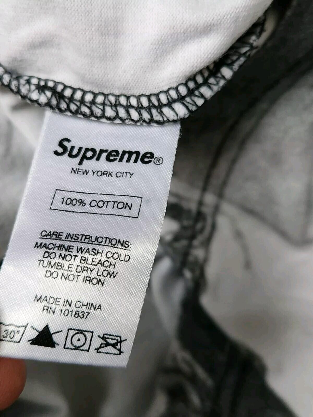 FW17 Supreme Michelangelo L/S top size M medium black long sleeve tee t-shirt