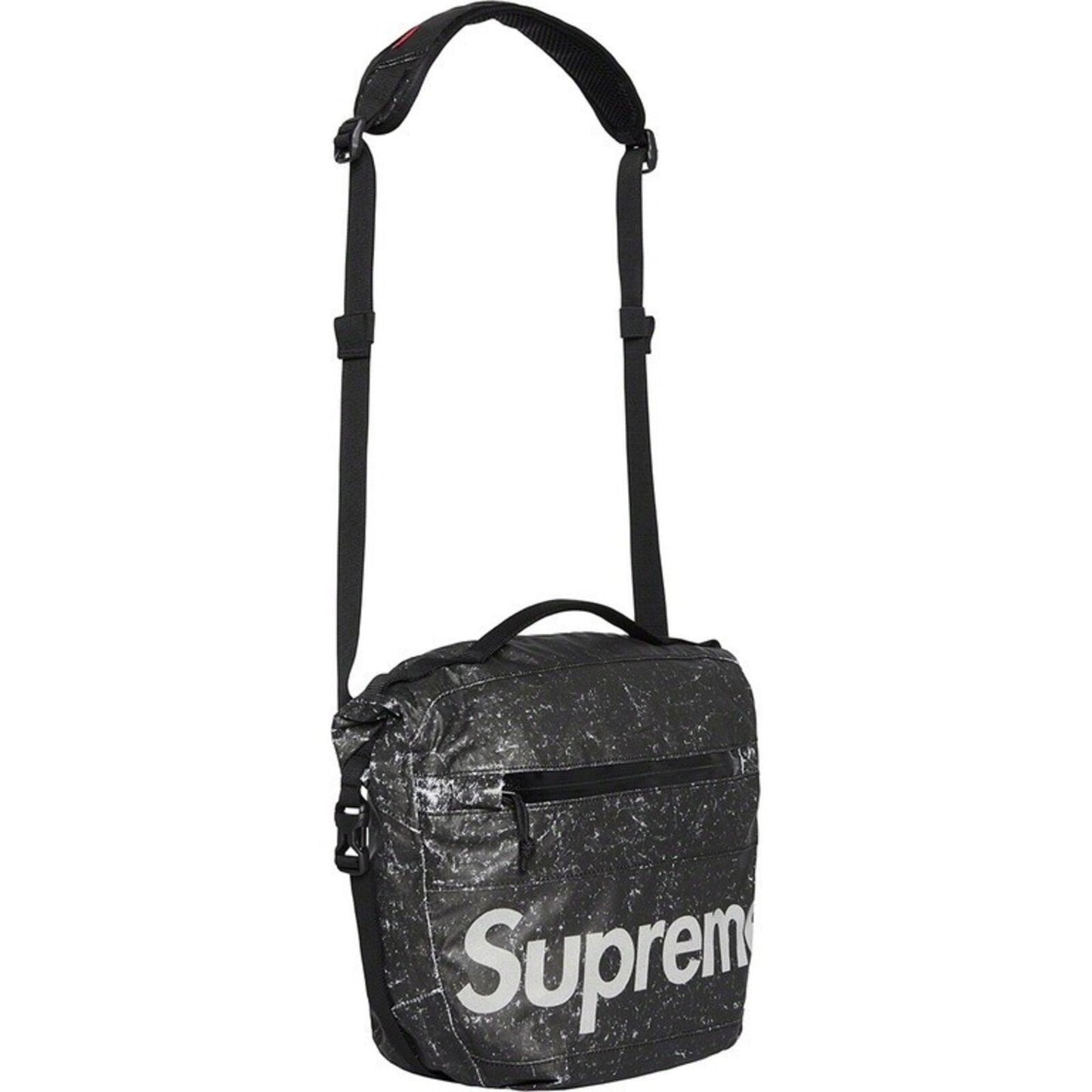 FW20 Supreme Waterproof Reflective Speckled Shoulder Bag Black