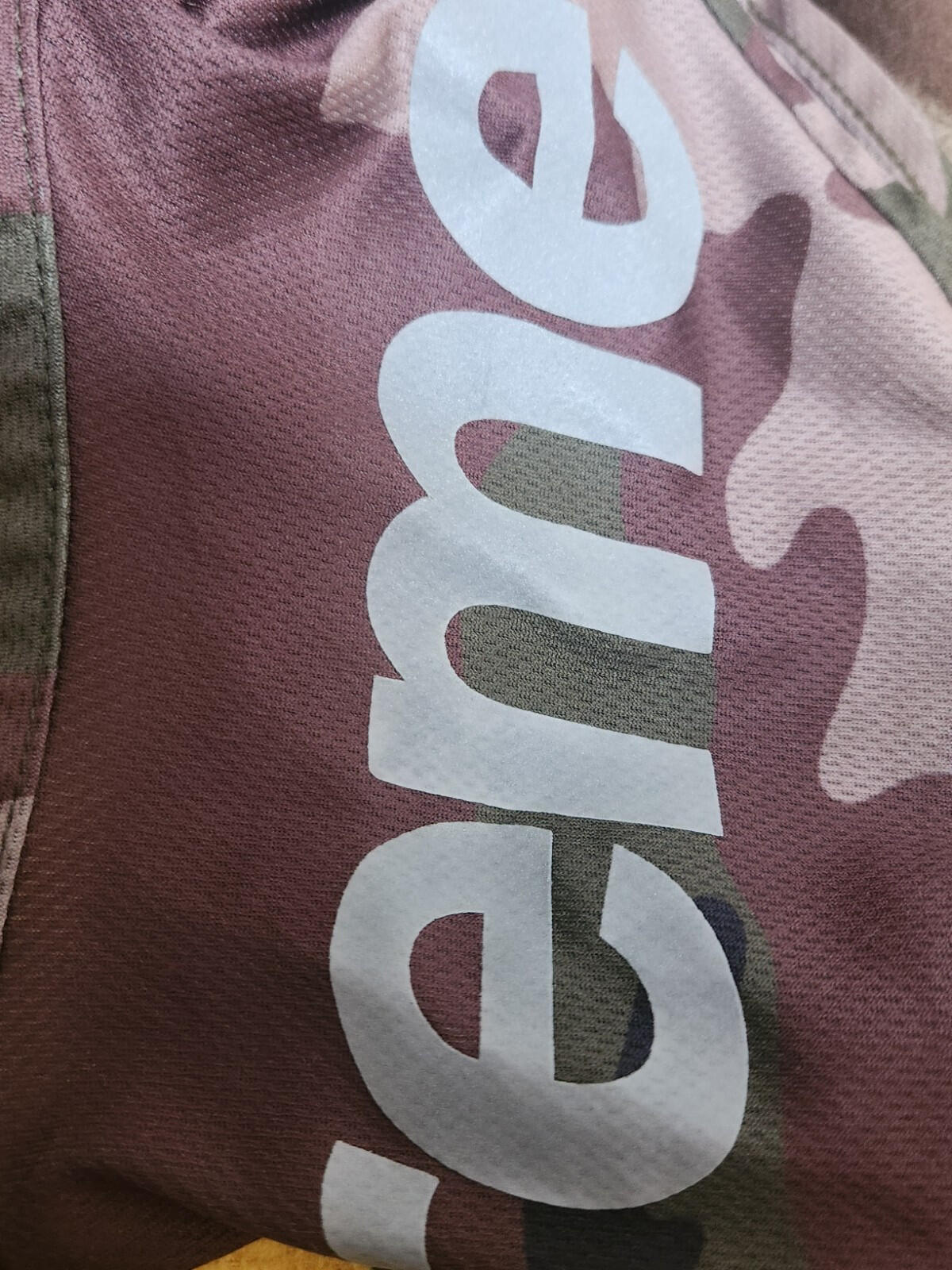 FW22 Supreme x Polartec Facemask Beanie Woodland Camo