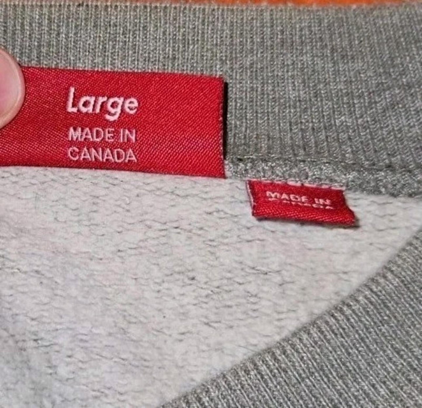 FW10 Supreme Varsity Sweat Jacket Grey Size L