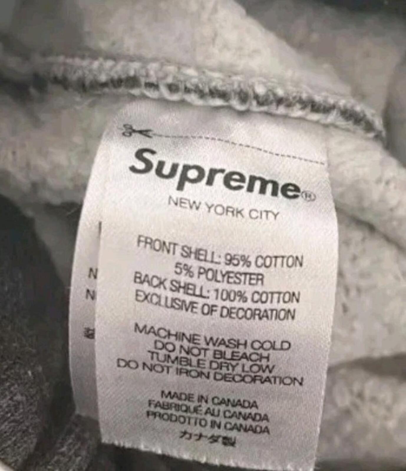 FW21 Supreme S Logo Split Hooded Sweatshirt Sweatpants Set M Hoodie Pant Set