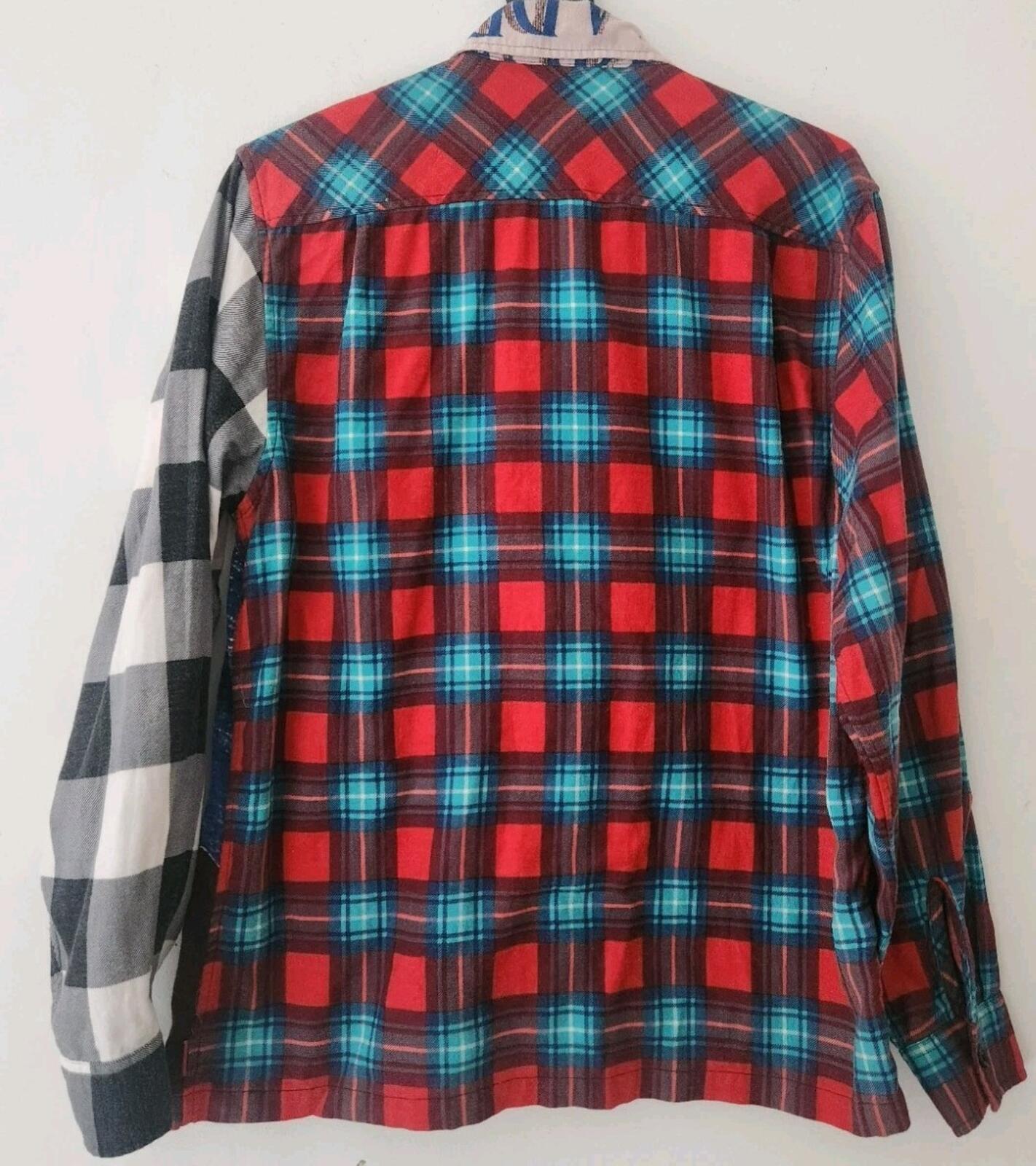 SS18 Supreme Camisa de Franela con Cremallera MLK Talla S Pequeña con Cremallera Martin Luther King Dream
