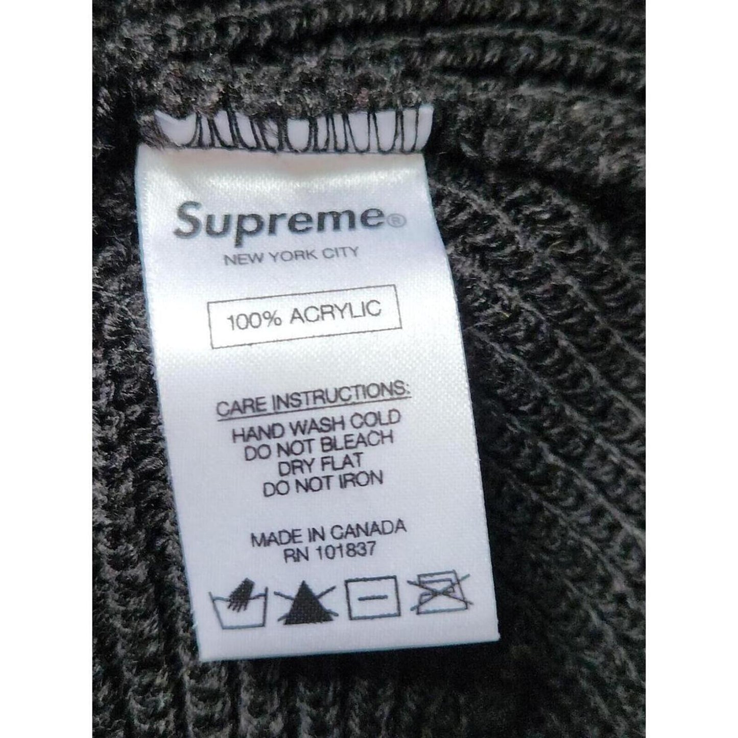 FW16 Supreme x Playboy Patch Beanie Black