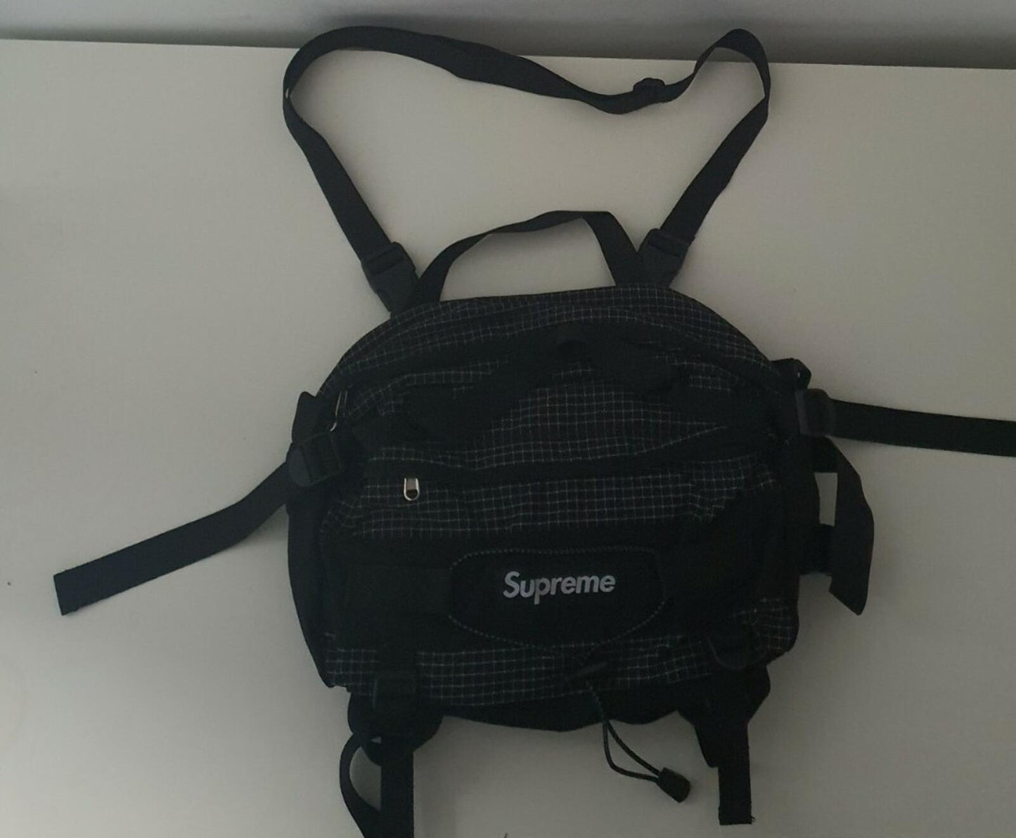 FW09 Supreme Mountain Bag Duffle Waist Shoulder Messenger Belt Black