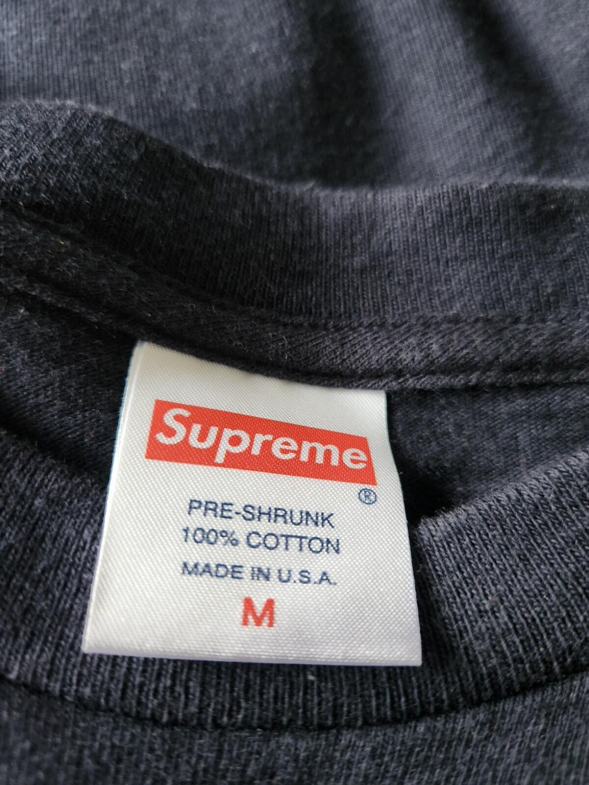 SS16 Supreme x Morrissey Photo Tee Navy Size M