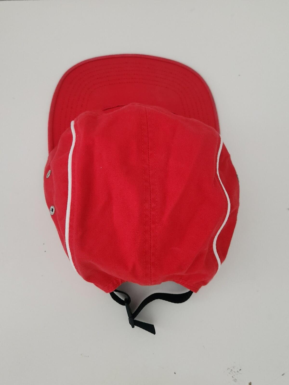 FW18 Supreme Piping Camp Cap Red
