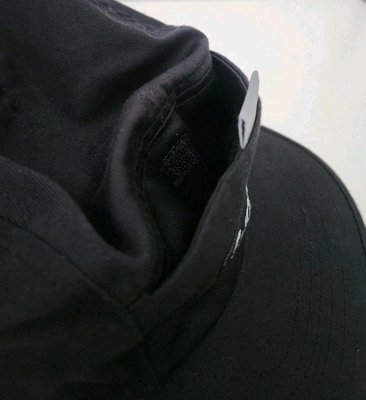 SS18 Supreme reflective tab pocket camp cap black cotton hat made in USA