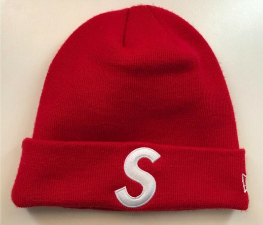 Gorro FW17 Supreme New Era S Logo rojo