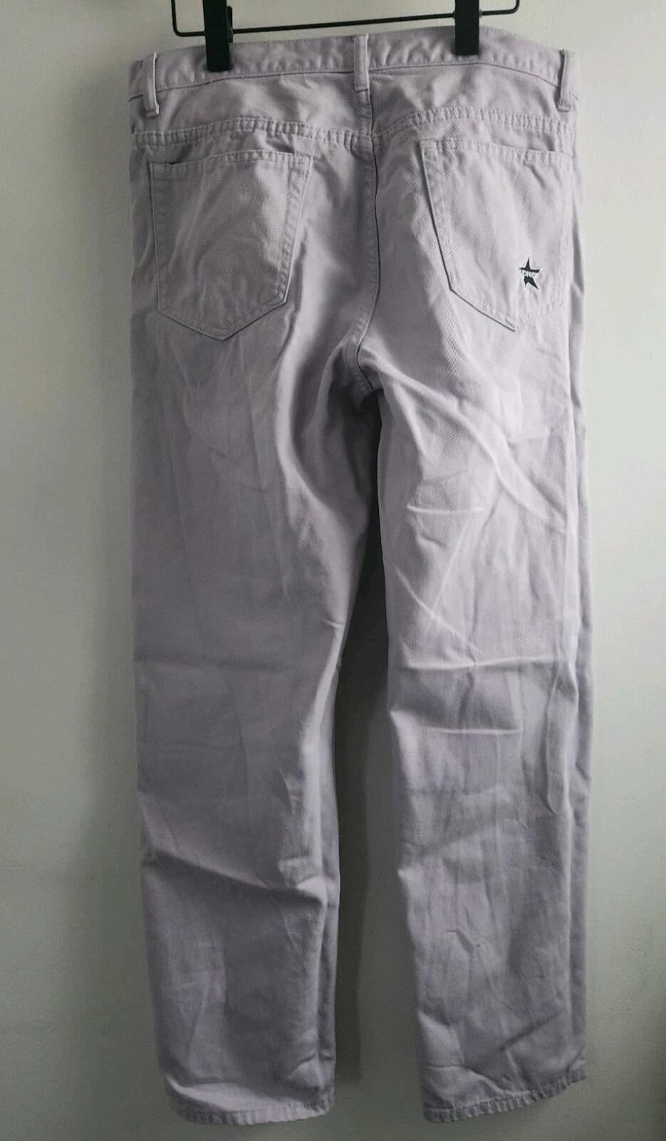 FS22 Supreme Regular Jeans 32 W32 L32 lavendelfarbene Hose Enzymwäsche 13 oz Denim