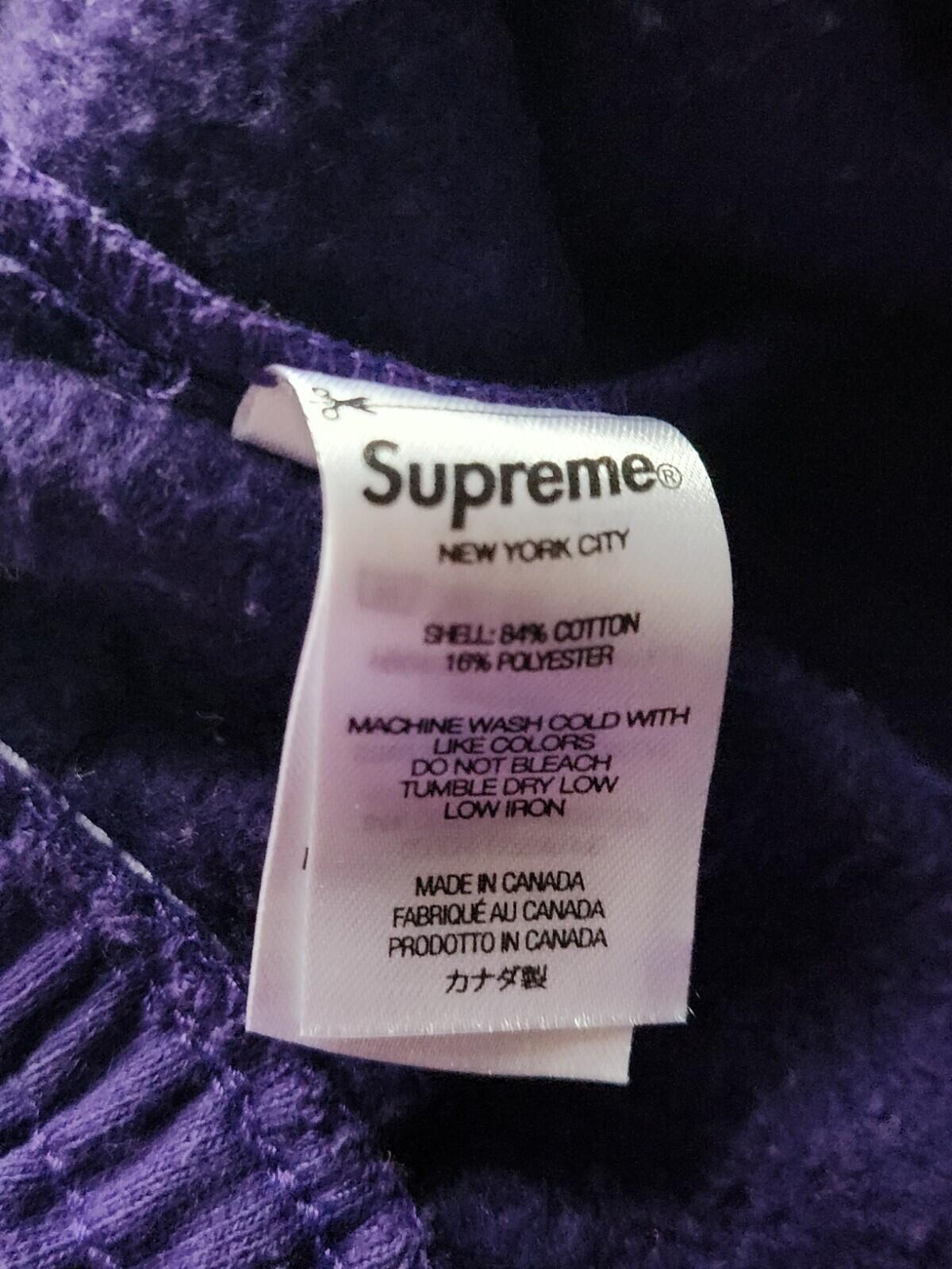 FW22 Supreme Box Cargo Sweatpant Purple Size L
