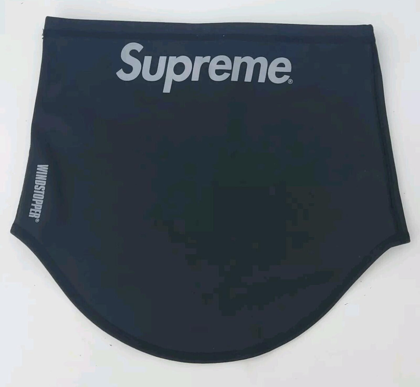 FW23 Supreme Windstopper neck gaiter Black Water Resistant GORE-TEX Reflective
