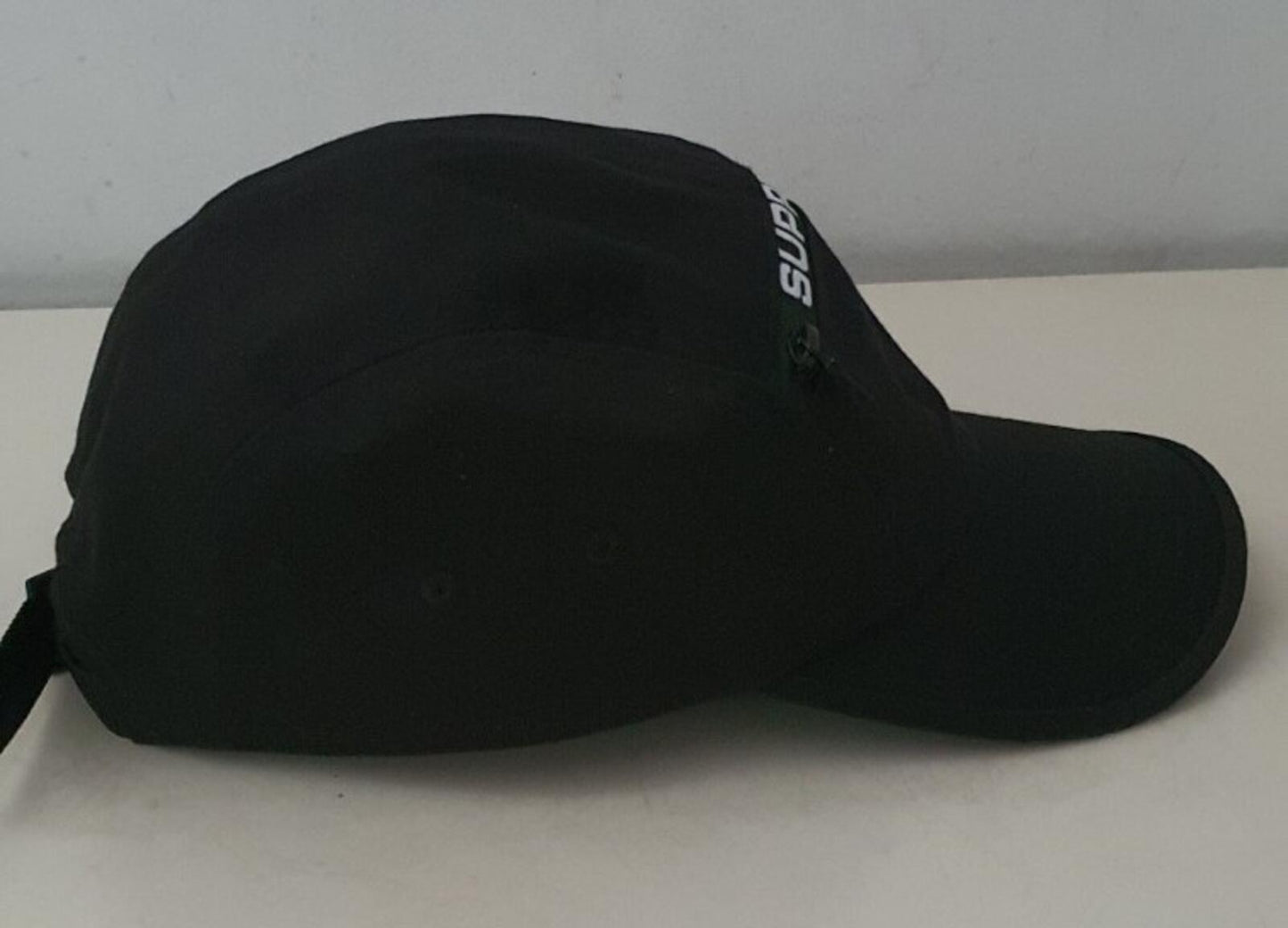 FW21 Supreme Top Zip camp cap black hat