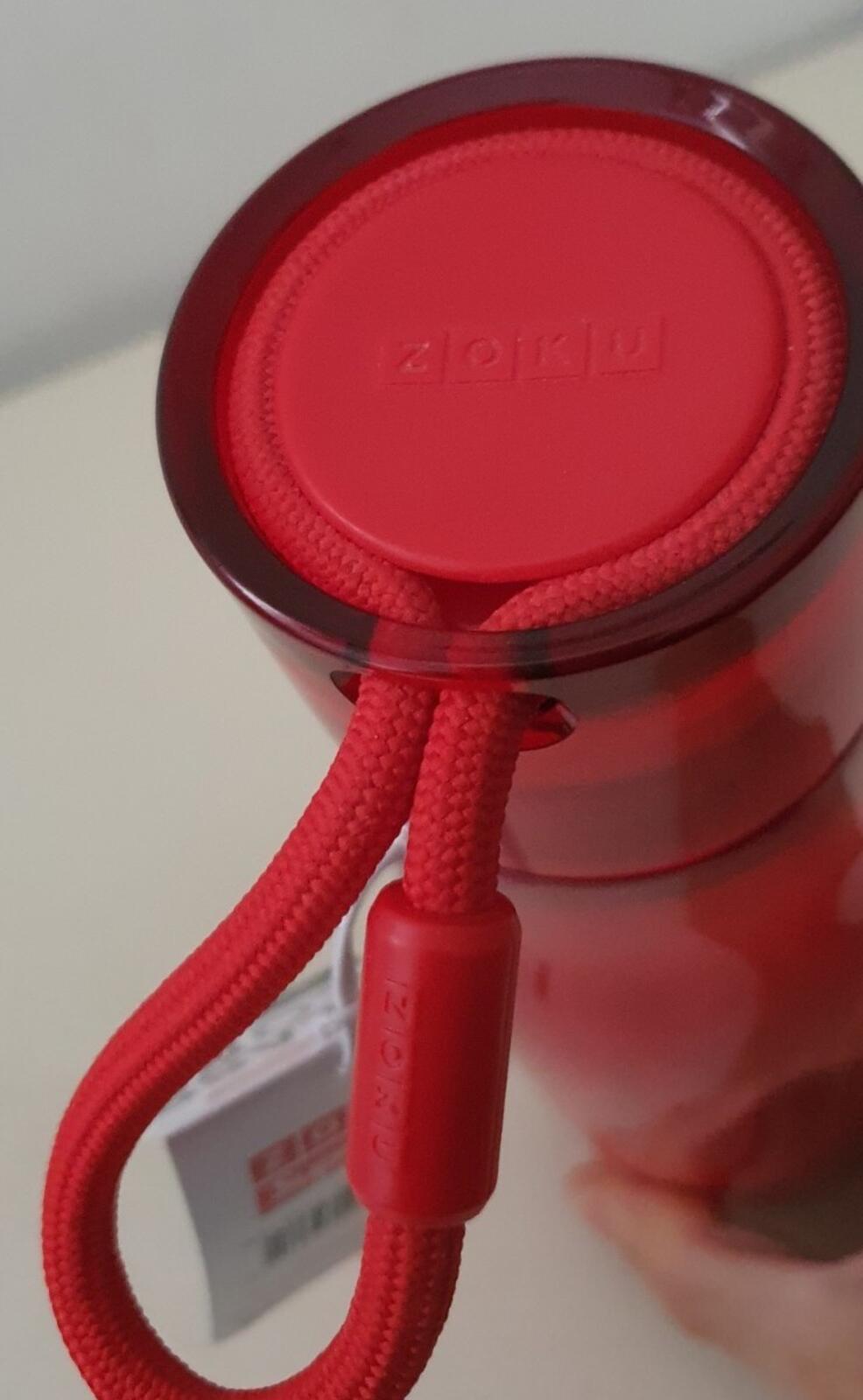 SS21 Supreme Zoku Glass core 16 Oz bottle BPA free red water bottle 475ml New