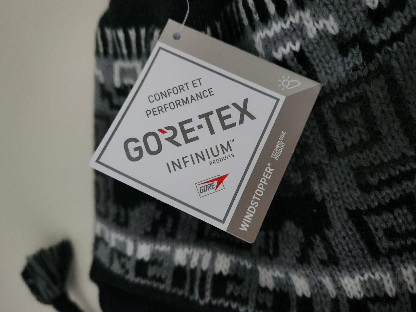 FW20 Supreme Chullo Windstopper Ohrenklappen-Beanie Schwarz GORE-TEX