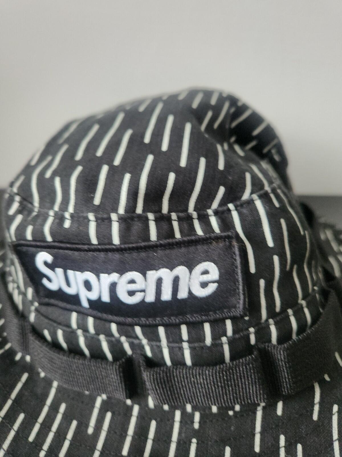 FW24 Supreme Military Boonie Black Raindrop Size S/M
