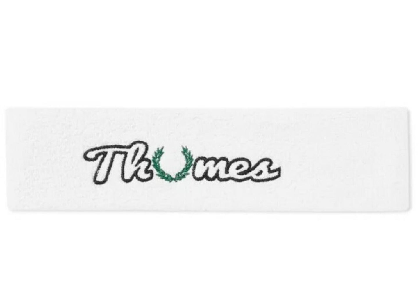 SS17 Fred Perry X Thames London Towelling Headband white