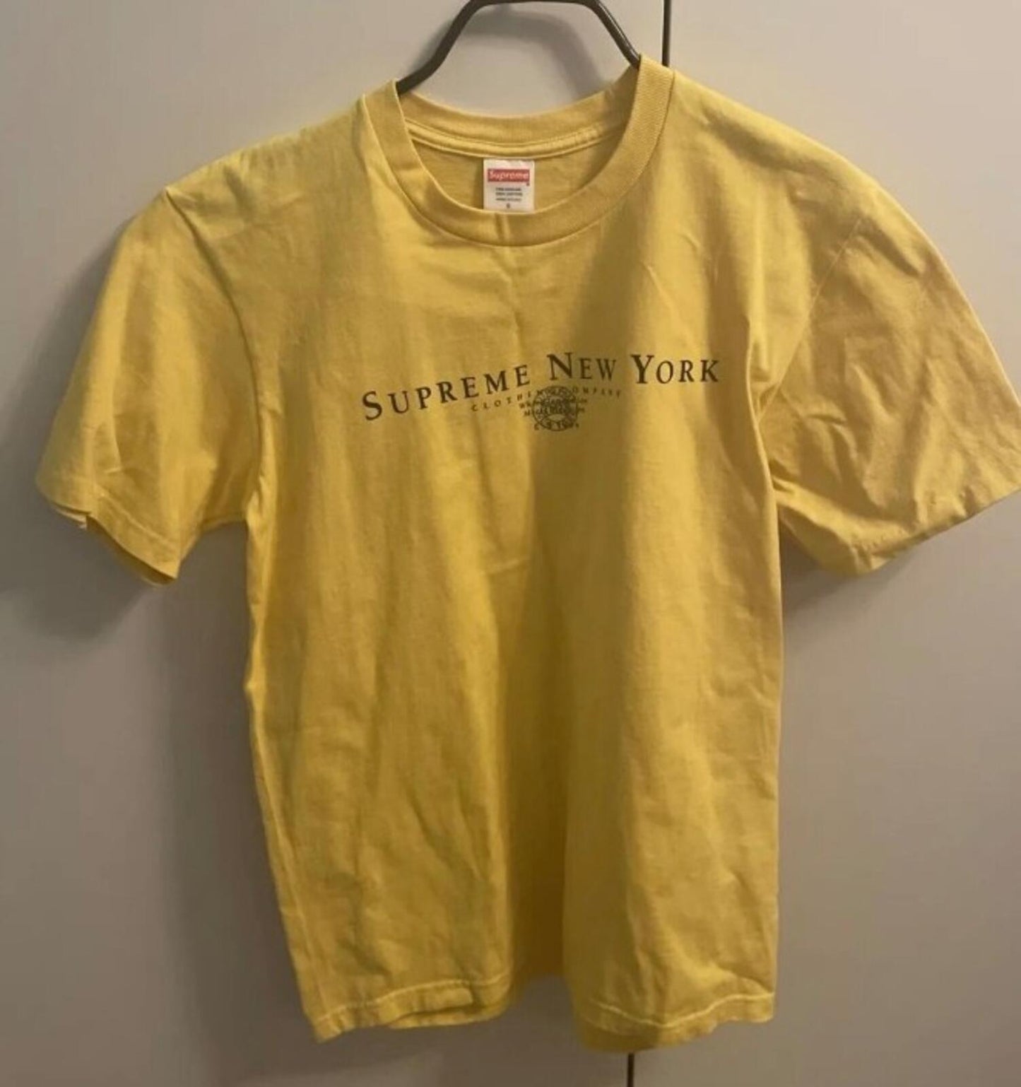 FW22 Supreme Tradition Tee Yellow Size S