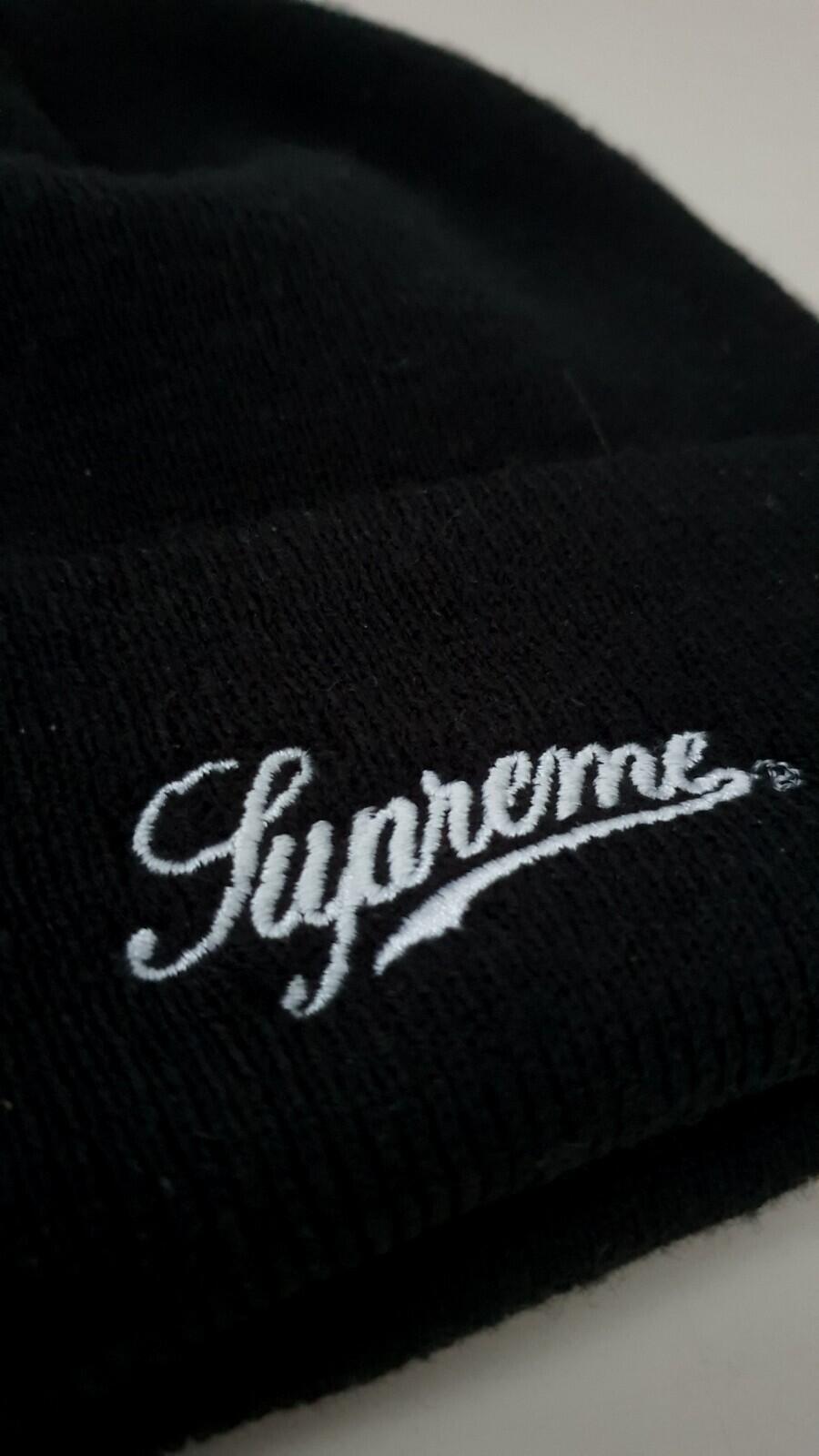 FW16 Supreme The War Report Beanie black Capone-N-Noreaga Hat